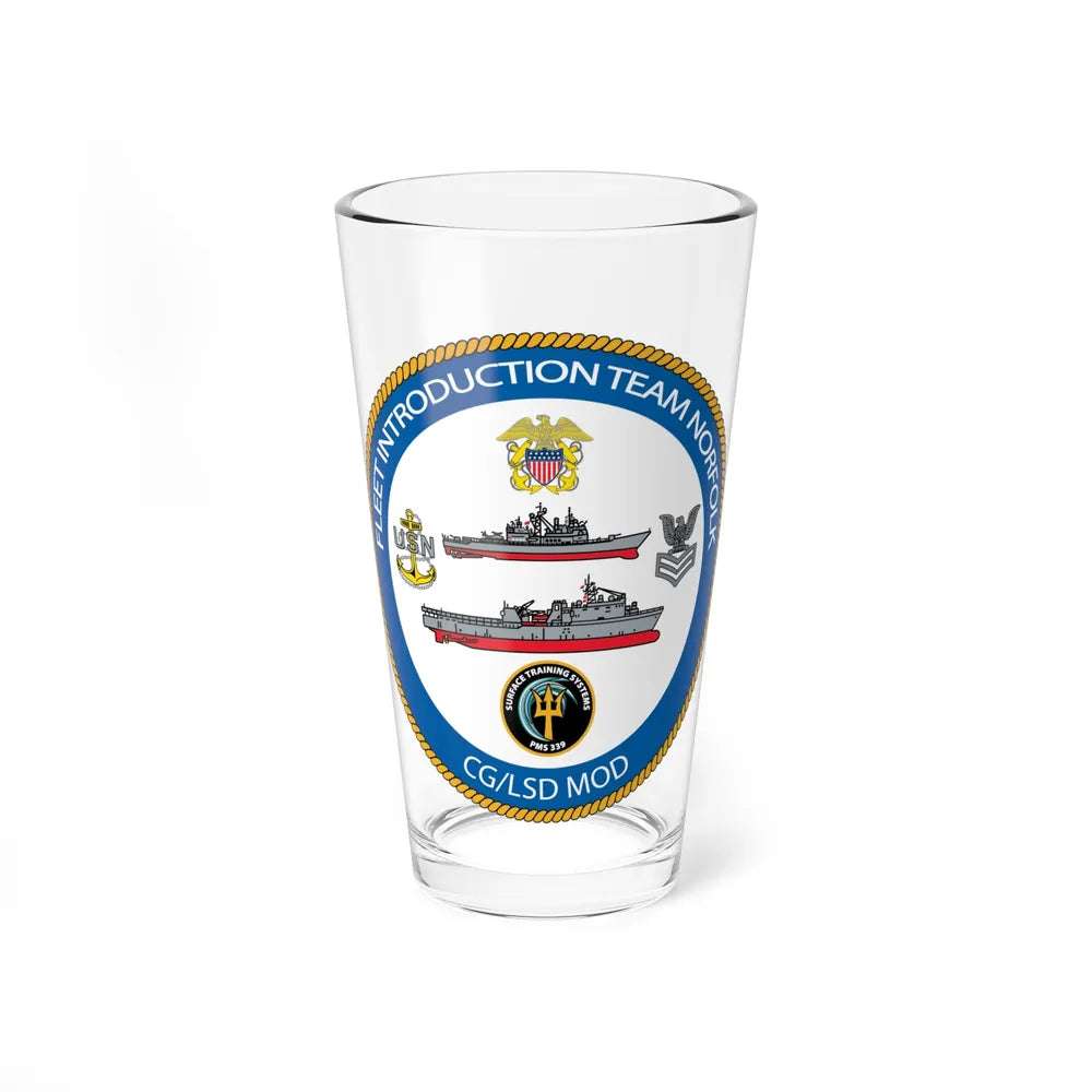 NAVSEA Fit Norfolk (U.S. Navy) Pint Glass 16oz-16oz-Go Mug Yourself