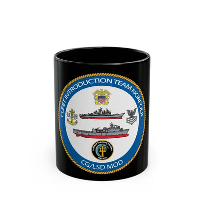NAVSEA Fit Norfolk (U.S. Navy) Black Coffee Mug 11oz - Go Mug Yourself