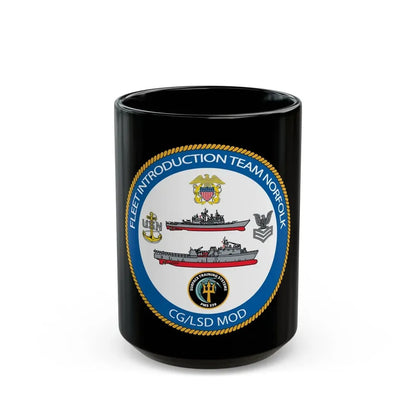 NAVSEA Fit Norfolk (U.S. Navy) Black Coffee Mug 15oz - Go Mug Yourself