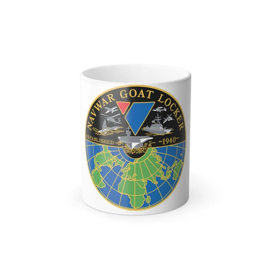 NAVWAR Goat Locker (U.S. Navy) Color Changing Mug 11oz-11oz-Go Mug Yourself