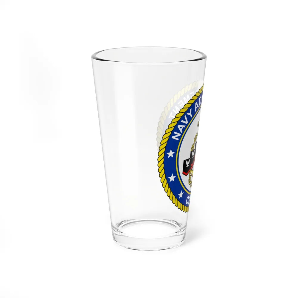 Navy Advancement Center NAC (U.S. Navy) Pint Glass 16oz-Go Mug Yourself