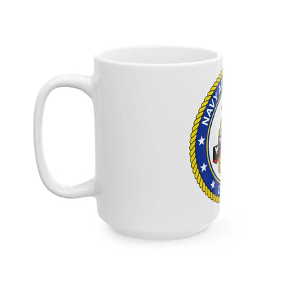 Navy Advancement Center NAC (U.S. Navy) White Coffee Mug-Go Mug Yourself