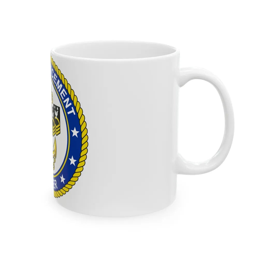 Navy Advancement Center NAC (U.S. Navy) White Coffee Mug-Go Mug Yourself