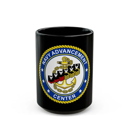 Navy Advancement Center NAC (U.S. Navy) Black Coffee Mug 15oz - Go Mug Yourself