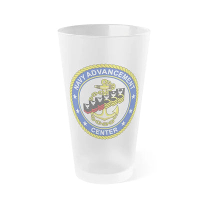 Navy Advancement Center NAC (U.S. Navy) Frosted Pint Glass 16oz Default Title - Go Mug Yourself