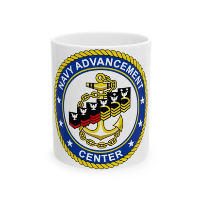 Navy Advancement Center NAC (U.S. Navy) White Coffee Mug 11oz - Go Mug Yourself