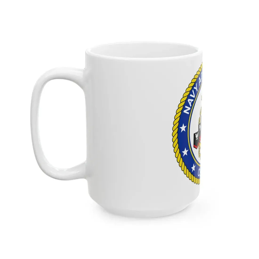Navy Advancement Center NAC (U.S. Navy) White Coffee Mug - Go Mug Yourself