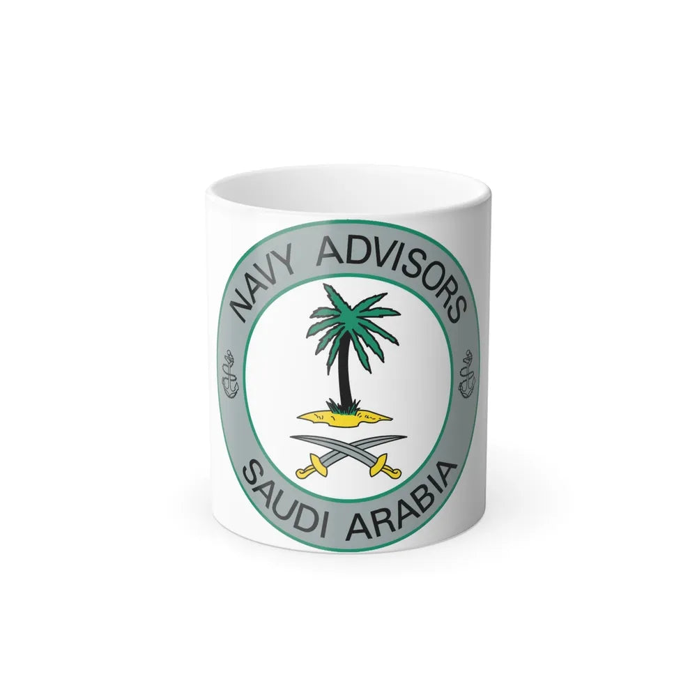 Navy Advisors Saudi Arabia (U.S. Navy) Color Changing Mug 11oz-11oz-Go Mug Yourself