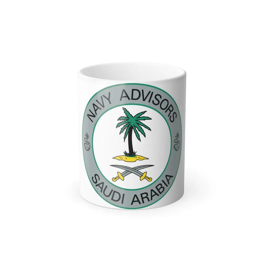 Navy Advisors Saudi Arabia (U.S. Navy) Color Changing Mug 11oz-11oz-Go Mug Yourself