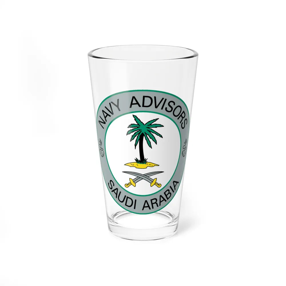 Navy Advisors Saudi Arabia (U.S. Navy) Pint Glass 16oz-16oz-Go Mug Yourself