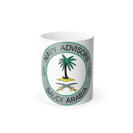 Navy Advisors Saudi Arabia (U.S. Navy) Color Changing Mug 11oz Default Title 11oz - Go Mug Yourself