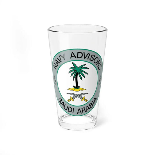 Navy Advisors Saudi Arabia (U.S. Navy) Pint Glass 16oz 16oz - Go Mug Yourself