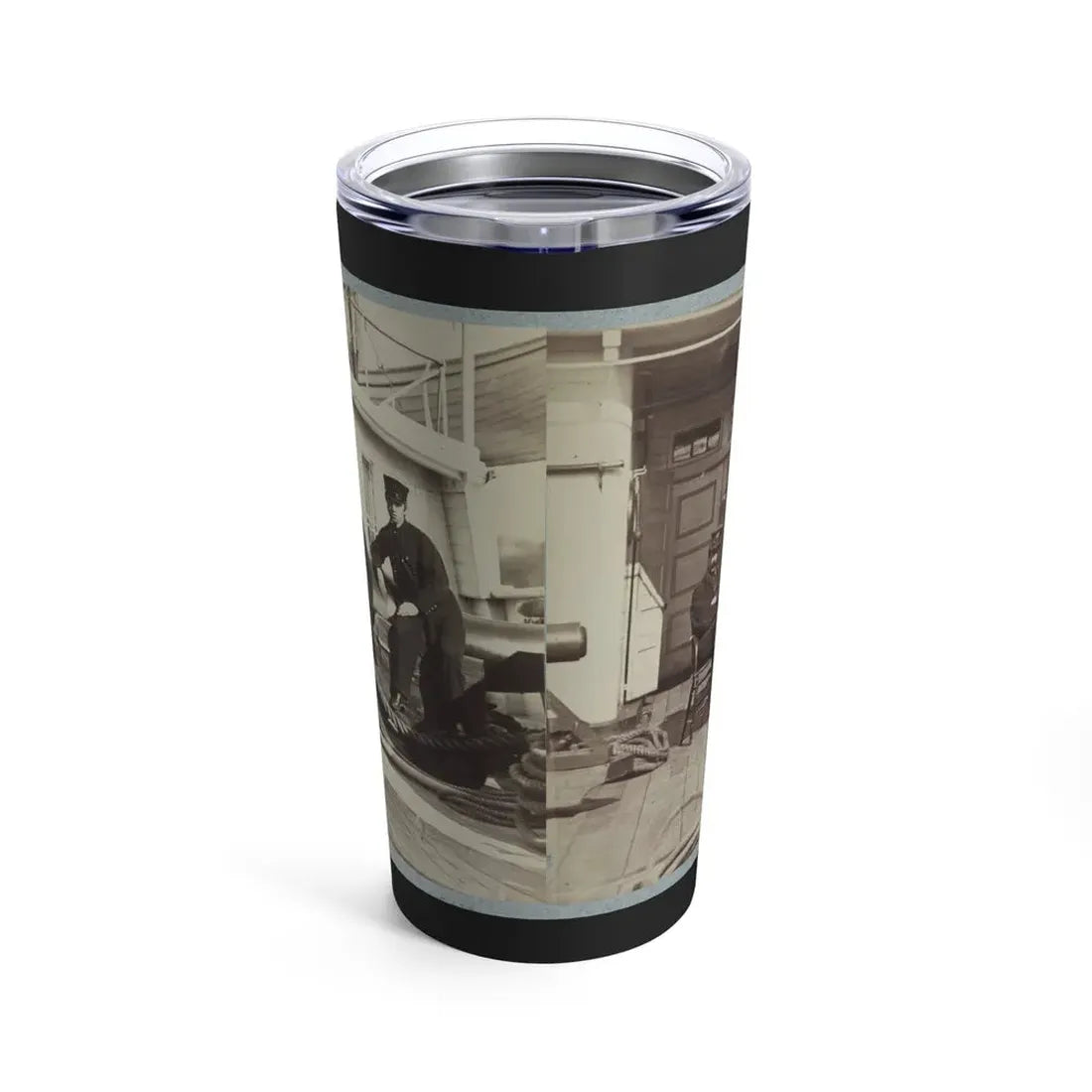Navy Crewmen On The Deck Of A Ship (U.S. Civil War) Tumbler 20oz - Go Mug Yourself