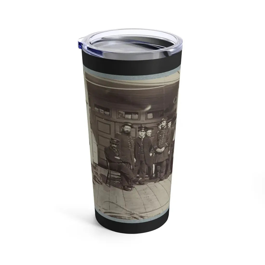 Navy Crewmen On The Deck Of A Ship (U.S. Civil War) Tumbler 20oz - Go Mug Yourself