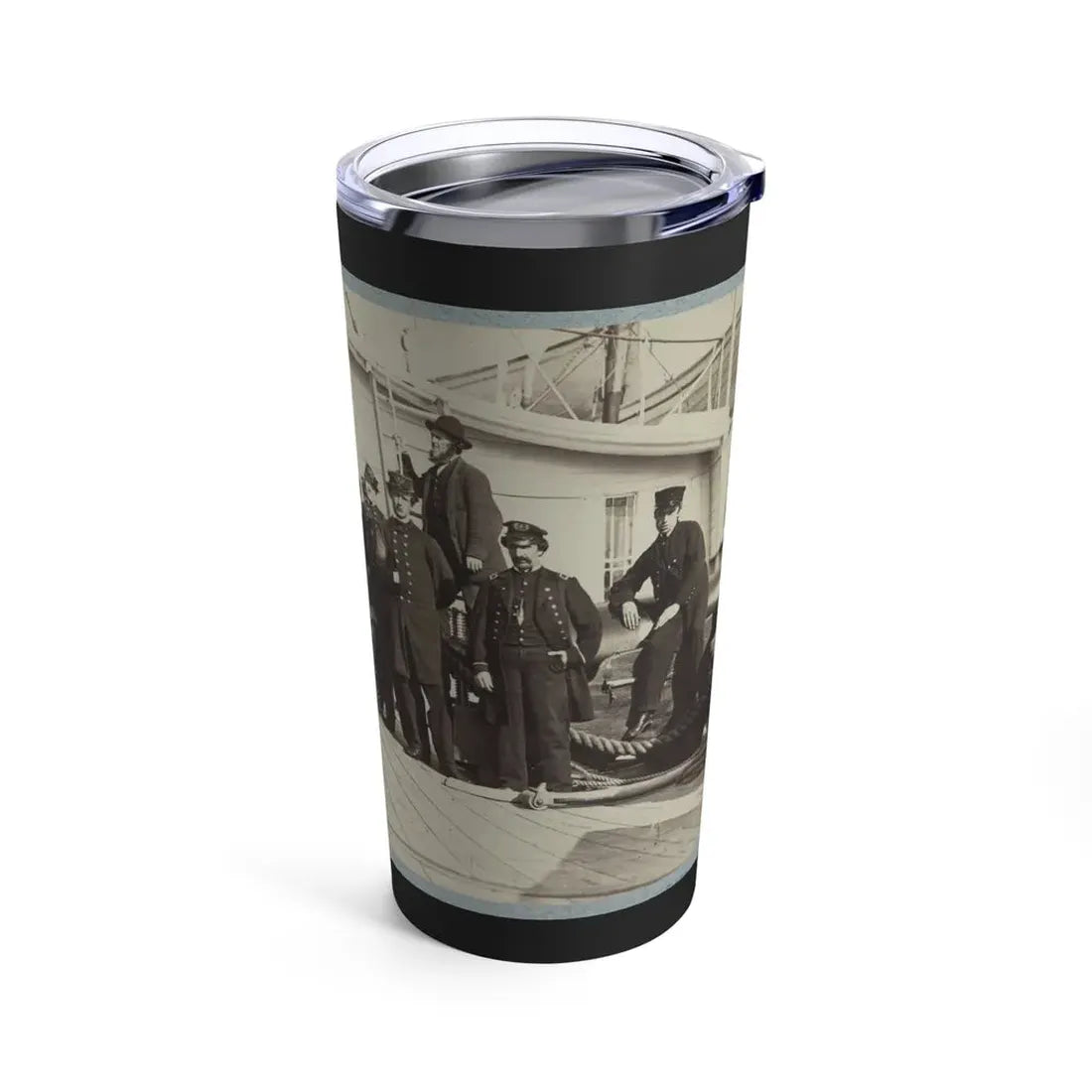 Navy Crewmen On The Deck Of A Ship (U.S. Civil War) Tumbler 20oz - Go Mug Yourself