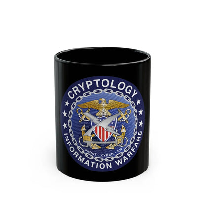 Navy cryptologic community (U.S. Navy) Black Coffee Mug-11oz-Go Mug Yourself