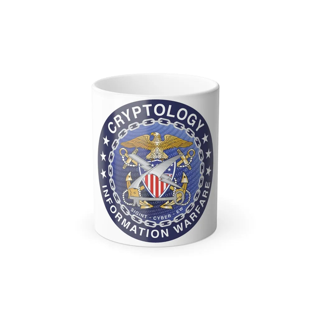 Navy cryptologic community (U.S. Navy) Color Changing Mug 11oz-11oz-Go Mug Yourself