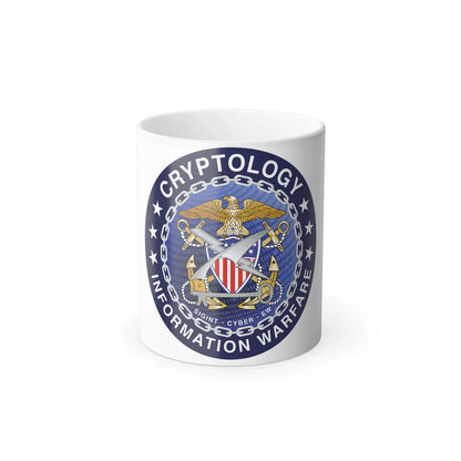 Navy cryptologic community (U.S. Navy) Color Changing Mug 11oz-11oz-Go Mug Yourself
