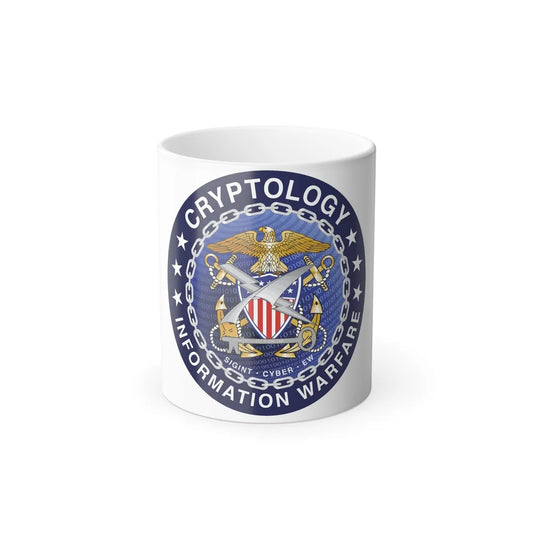 Navy cryptologic community (U.S. Navy) Color Changing Mug 11oz-11oz-Go Mug Yourself