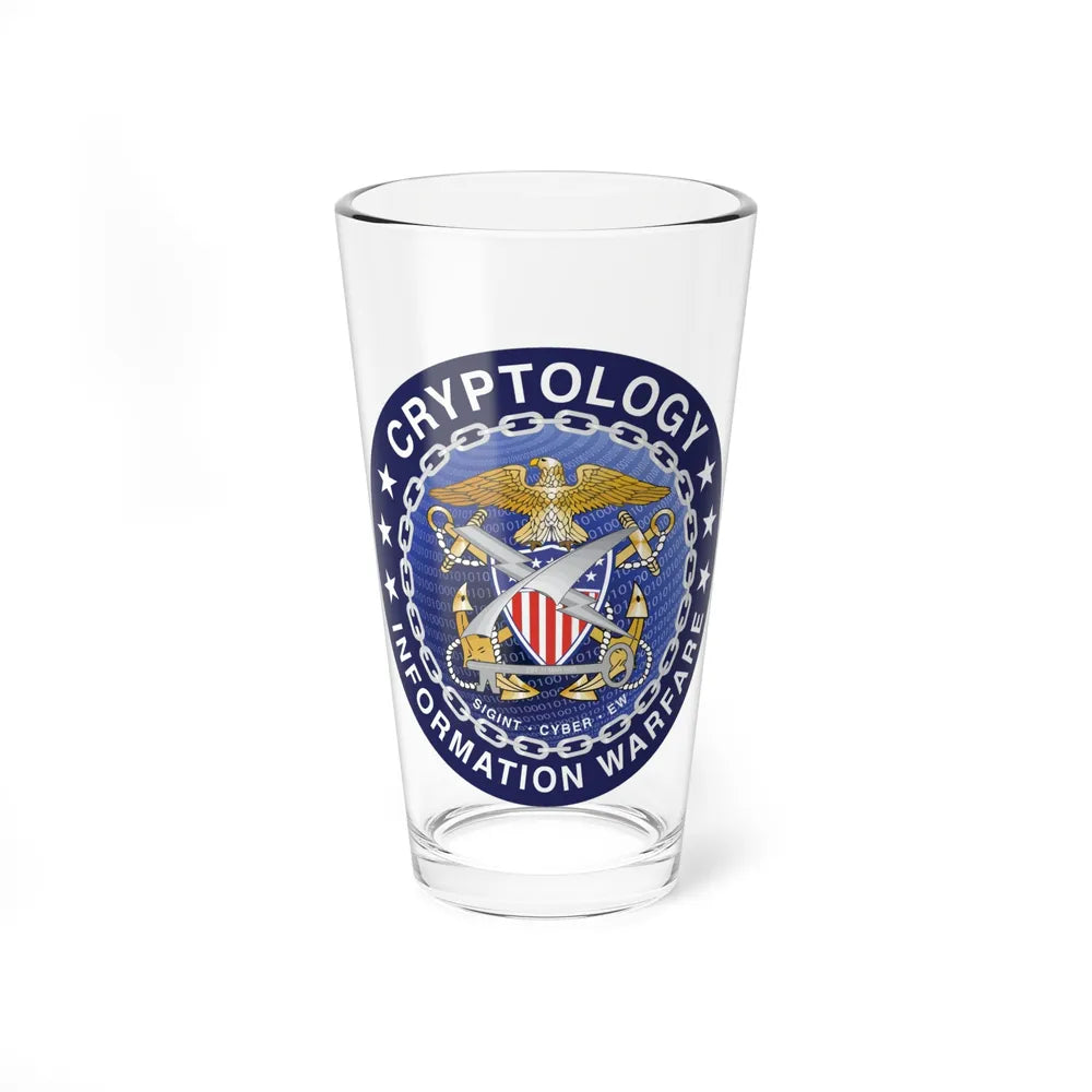 Navy cryptologic community (U.S. Navy) Pint Glass 16oz-16oz-Go Mug Yourself