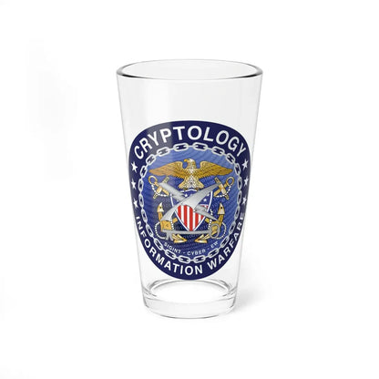 Navy cryptologic community (U.S. Navy) Pint Glass 16oz 16oz - Go Mug Yourself
