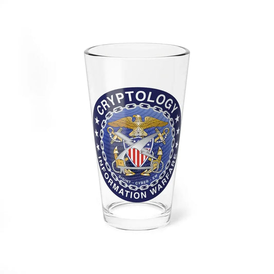Navy cryptologic community (U.S. Navy) Pint Glass 16oz 16oz - Go Mug Yourself