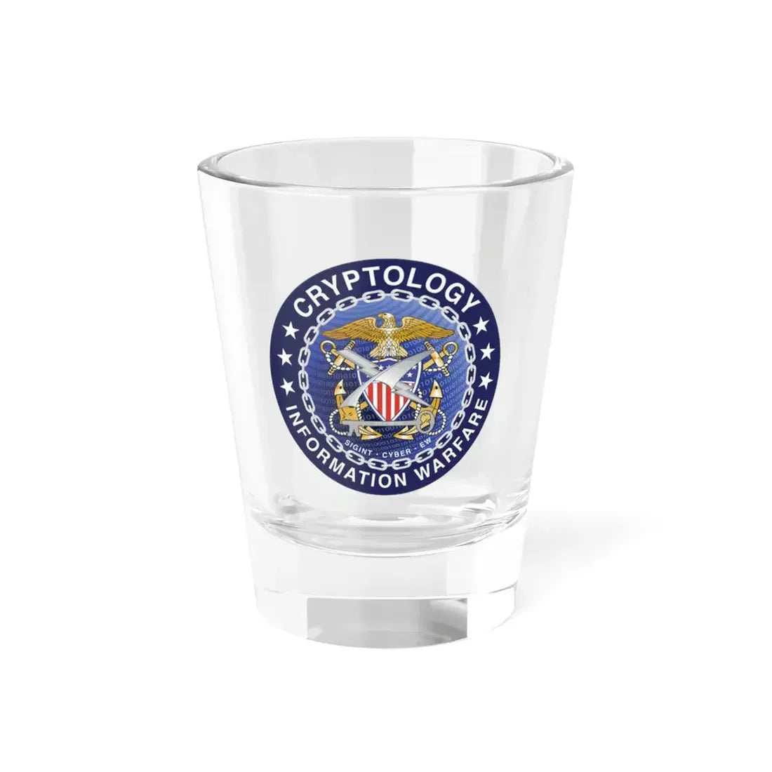 Navy cryptologic community (U.S. Navy) Shot Glass 1.5oz 1.5oz - Go Mug Yourself