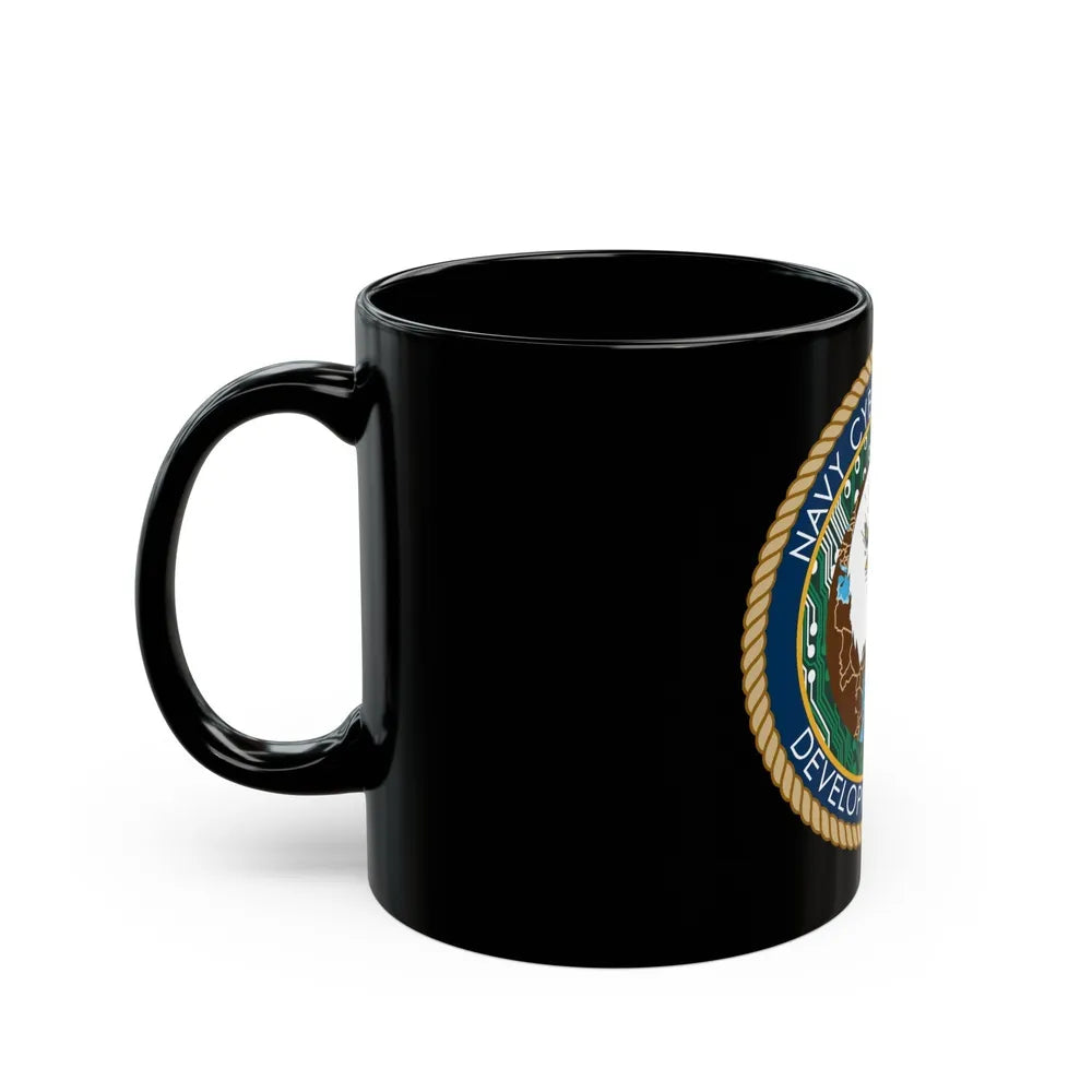 Navy Cyber Warfare Development Group (U.S. Navy) Black Coffee Mug-Go Mug Yourself