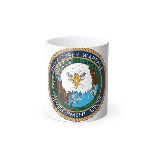 Navy Cyber Warfare Development Group (U.S. Navy) Color Changing Mug 11oz-11oz-Go Mug Yourself