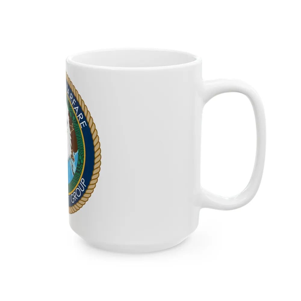 Navy Cyber Warfare Development Group (U.S. Navy) White Coffee Mug-Go Mug Yourself