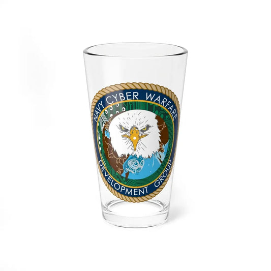 Navy Cyber Warfare Development Group (U.S. Navy) Pint Glass 16oz 16oz - Go Mug Yourself