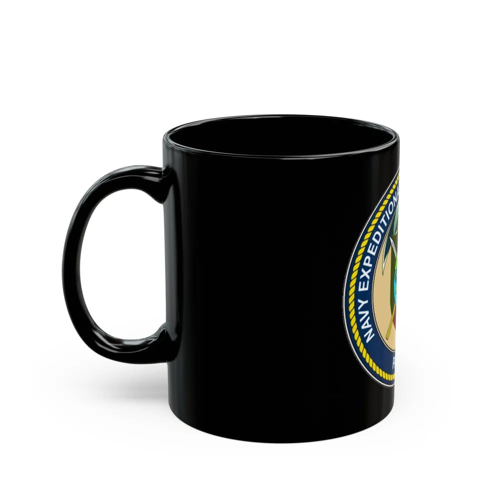 Navy Expeditionary Combat Command Pacific NECC Pacific (U.S. Navy) Black Coffee Mug-Go Mug Yourself