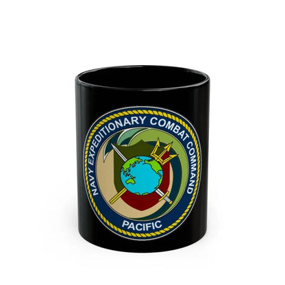Navy Expeditionary Combat Command Pacific NECC Pacific (U.S. Navy) Black Coffee Mug - Go Mug Yourself