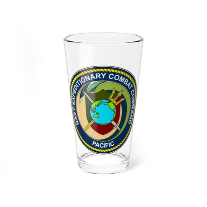 Navy Expeditionary Combat Command Pacific NECC Pacific (U.S. Navy) Pint Glass 16oz 16oz - Go Mug Yourself