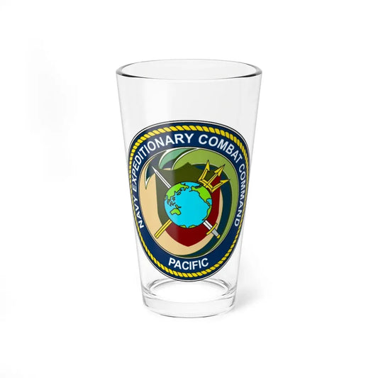 Navy Expeditionary Combat Command Pacific NECC Pacific (U.S. Navy) Pint Glass 16oz 16oz - Go Mug Yourself