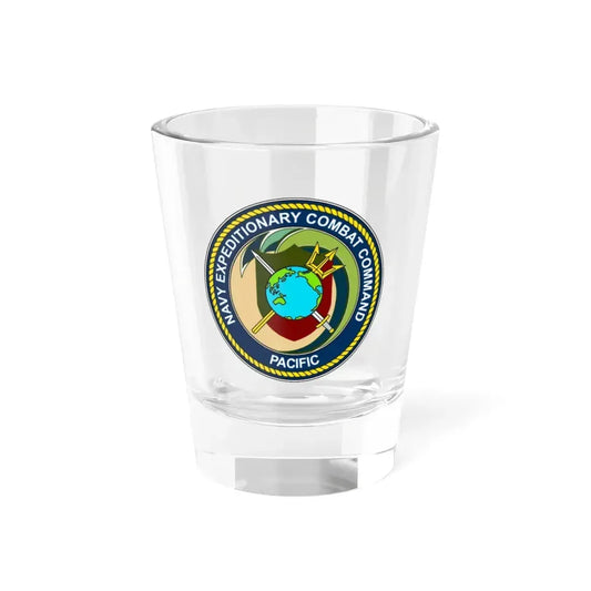 Navy Expeditionary Combat Command Pacific NECC Pacific (U.S. Navy) Shot Glass 1.5oz 1.5oz - Go Mug Yourself