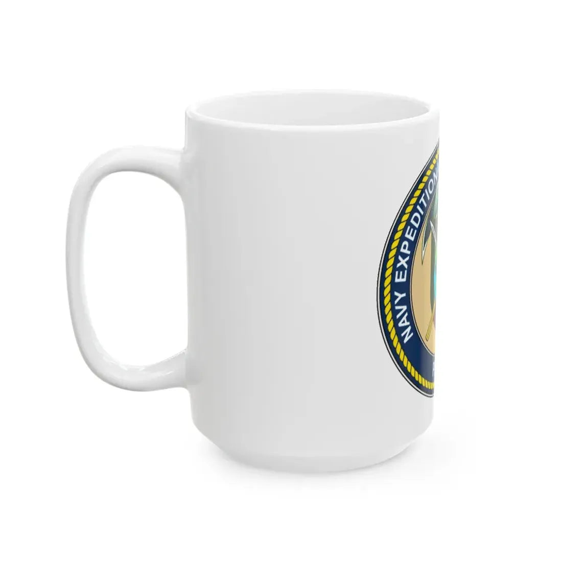 Navy Expeditionary Combat Command Pacific NECC Pacific (U.S. Navy) White Coffee Mug - Go Mug Yourself