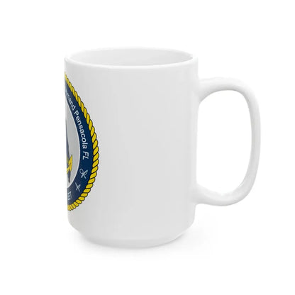 Navy Information Operations Command Pensacola FL US Tenth Fleet (U.S. Navy) White Coffee Mug - Go Mug Yourself