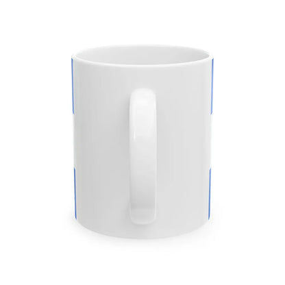 Navy Jack of Argentina 1818 (Argentina) White Coffee Mug - Go Mug Yourself
