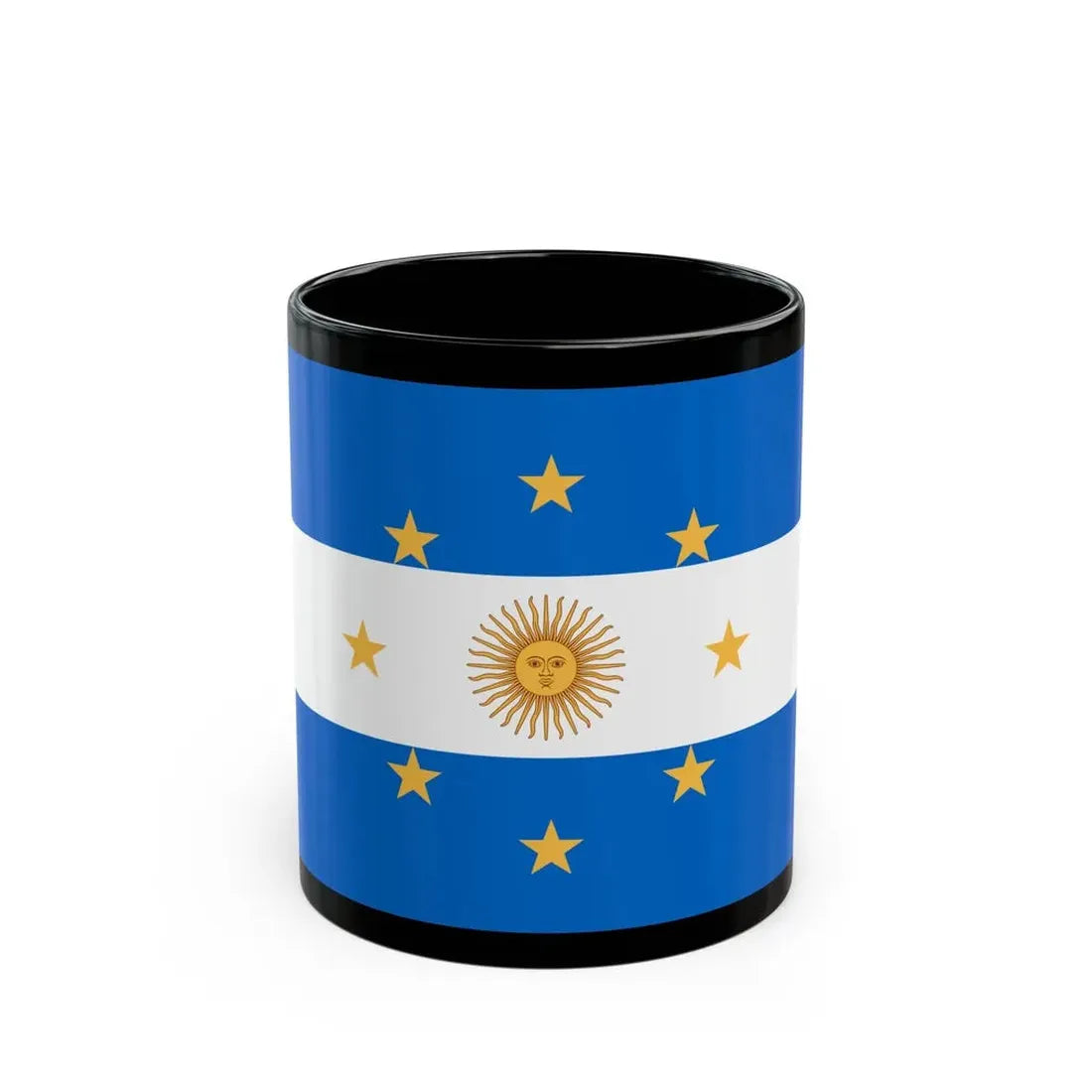 Navy Jack of Argentina 1818 - Black Coffee Mug 11oz - Go Mug Yourself