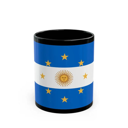 Navy Jack of Argentina 1818 - Black Coffee Mug 11oz - Go Mug Yourself