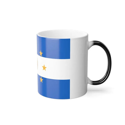 Navy Jack of Argentina 1818 - Color Changing Coffee Mug-Go Mug Yourself