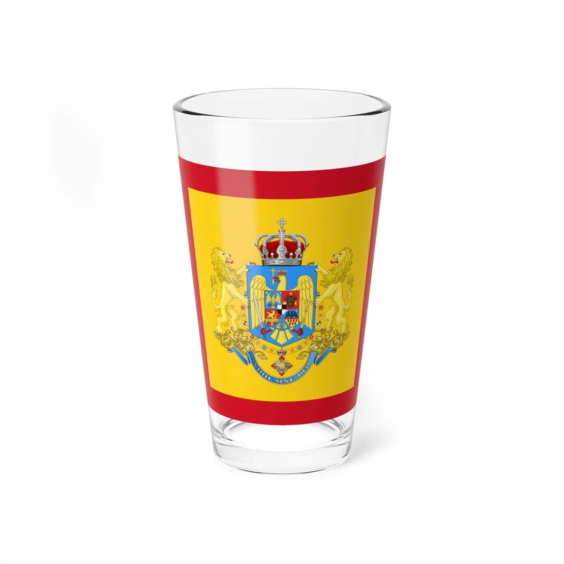 Navy Jack of Romania 1921 (Moldova) Pint Glass 16oz 16oz - Go Mug Yourself