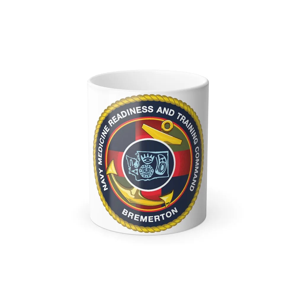 Navy Medicine Readiness and Training Command Bremerton (U.S. Navy) Color Changing Mug 11oz-11oz-Go Mug Yourself