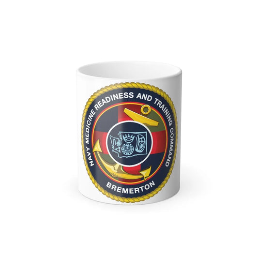 Navy Medicine Readiness and Training Command Bremerton (U.S. Navy) Color Changing Mug 11oz-11oz-Go Mug Yourself