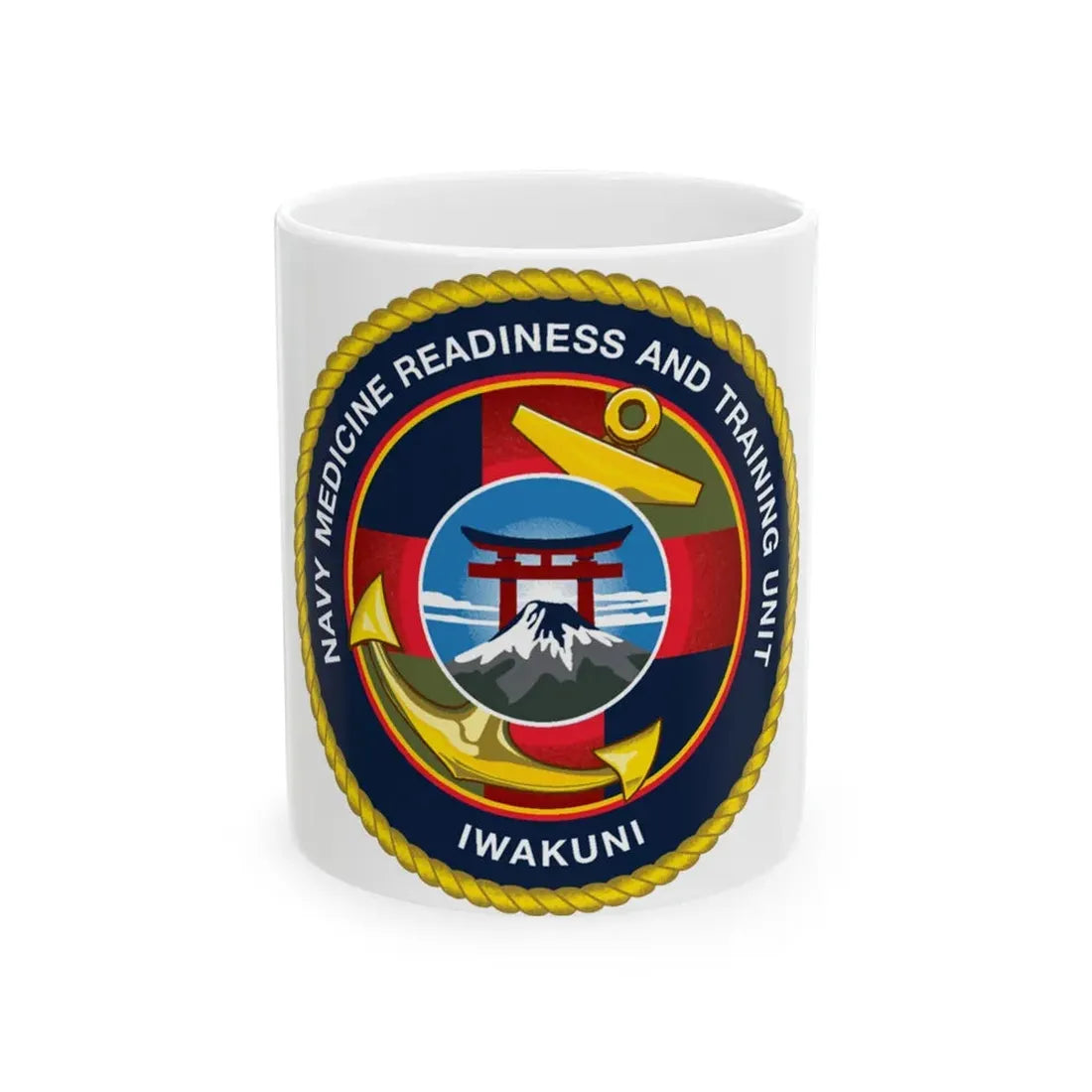 Navy Medicine Readiness and Training Unit Iwakuni (U.S. Navy) White Coffee Mug - Go Mug Yourself