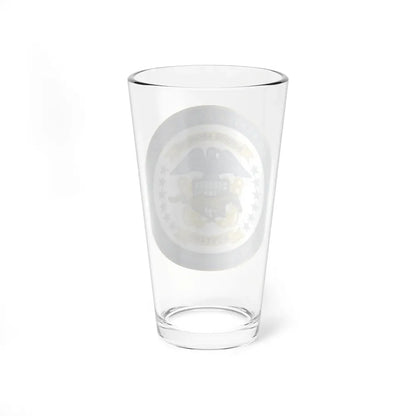 Navy Mustang I did it the hard way I earned it (U.S. Navy) Pint Glass 16oz - Go Mug Yourself