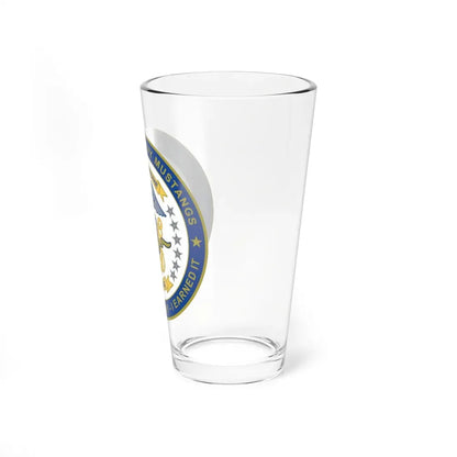 Navy Mustang I did it the hard way I earned it (U.S. Navy) Pint Glass 16oz - Go Mug Yourself