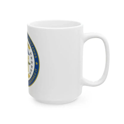 Navy Mustang I did it the hard way I earned it (U.S. Navy) White Coffee Mug - Go Mug Yourself