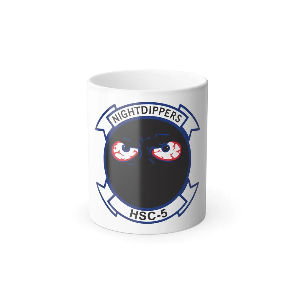 Navy Nightdippers HSC 5 (U.S. Navy) Color Changing Mug 11oz-11oz-Go Mug Yourself